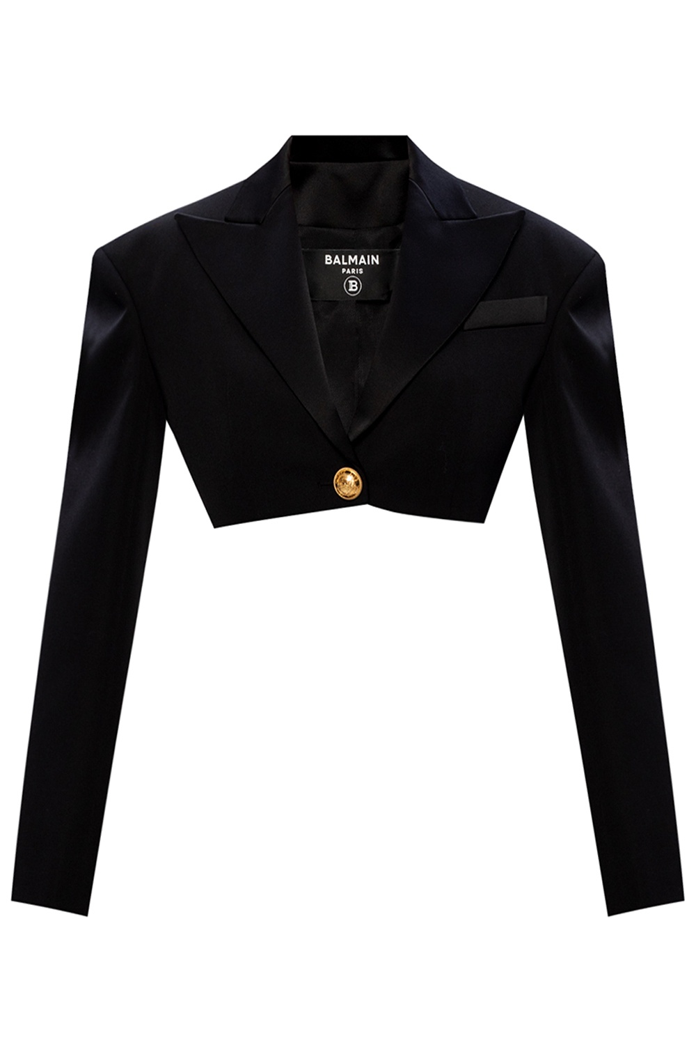 Balmain cropped blazer hotsell